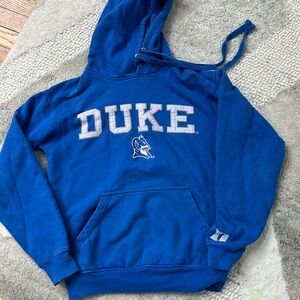 Duke University Blue Devils Drawstring Graphic Hoodie Small S